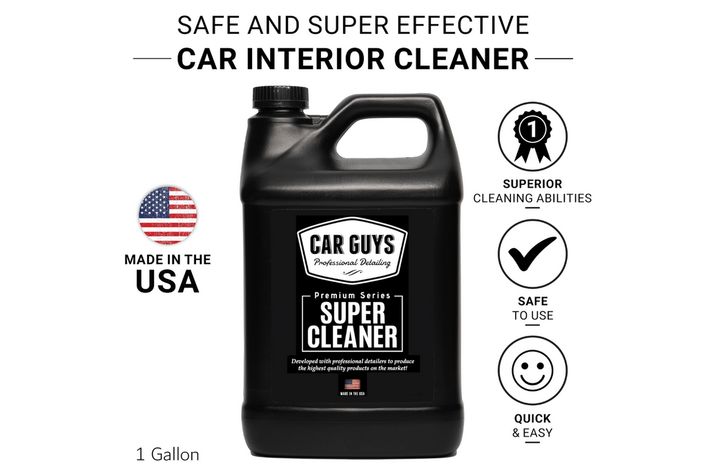  CarGuys Car Detailing Kit Super Cleaner & Plastic Restorer,  Works Best to Clean, Restore and Protect UV Faded Interior or Exterior  Vinyl, Rubber, Trim, Tires, Dashboards, and Much More! : Automotive