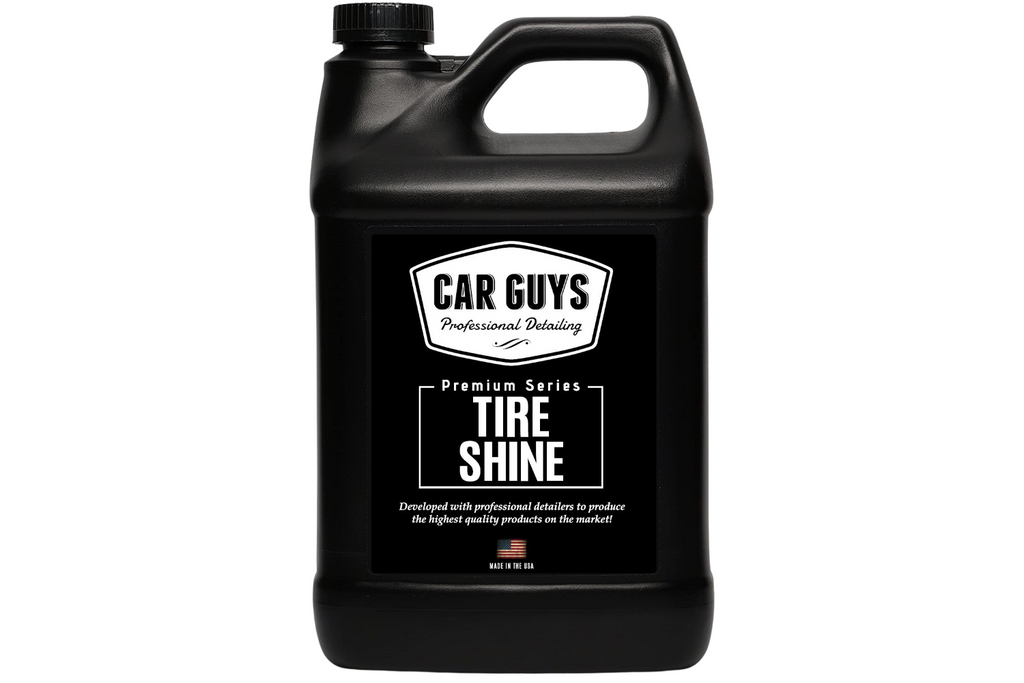  CAR GUYS Tire Shine Spray, The Perfect Shine, Durable and  User Friendly Tire Dressing, Long Lasting UV Protection