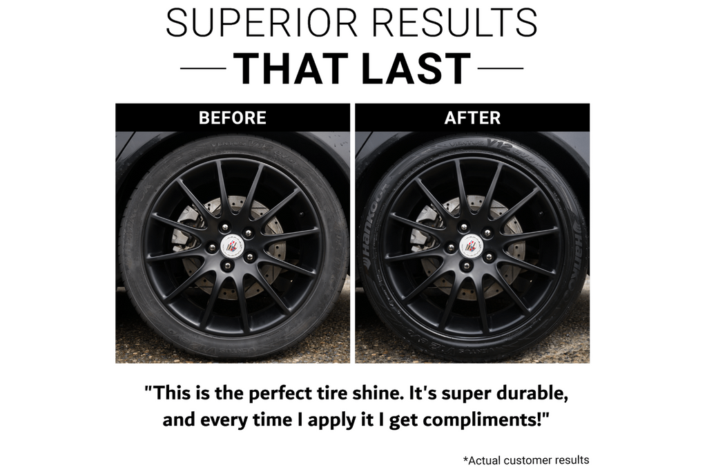 Aerosol Tire Shine - Liquid Performance